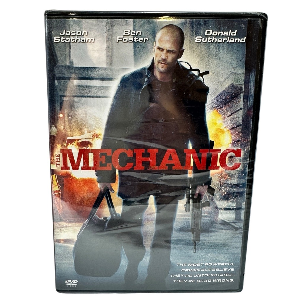 The Mechanic DVD 2011 NEW Sealed Jason Statham Ben Foster Donald Sutherland